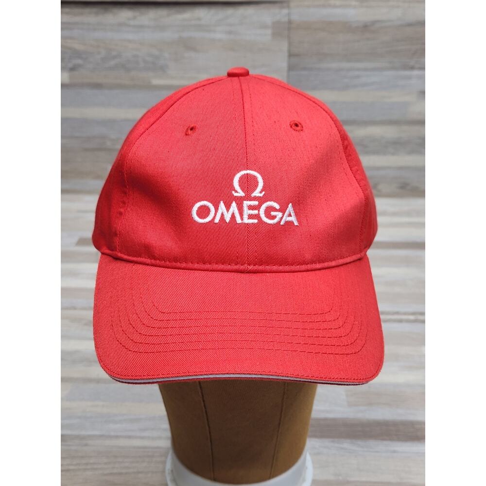 Omega Watch CAP HAT Red And White , One Size. Seamaster